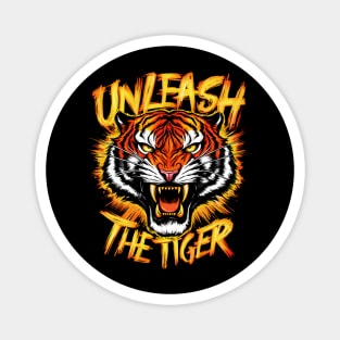 Unleash The Tiger Magnet